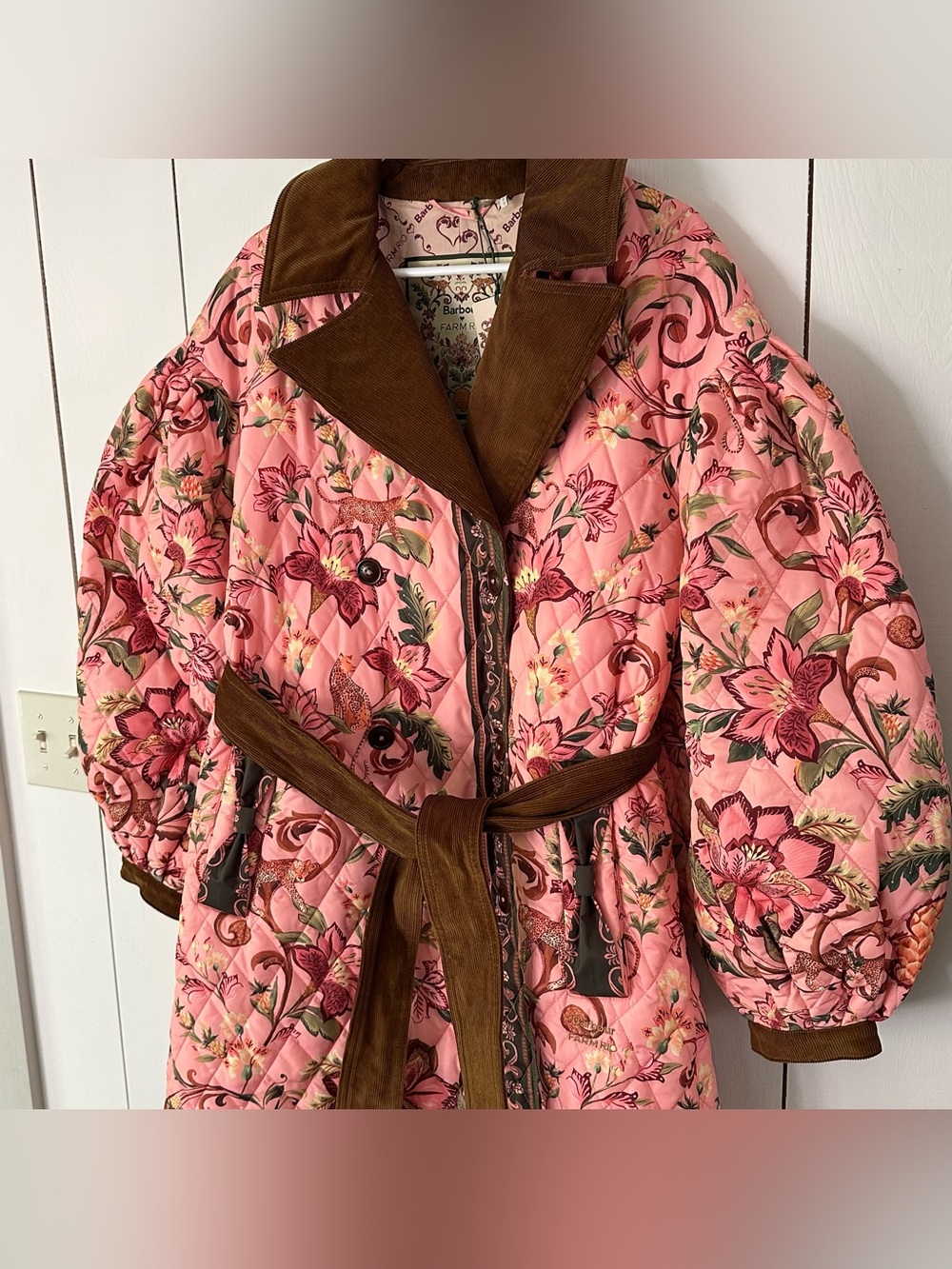 Barbour Farm Rio Cami Quilted Coat Sz M NWT - Picture 8 of 16